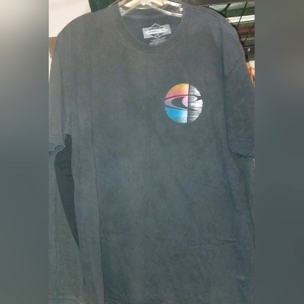 O'Neil Men's Black Double Sided Logo T-Shirt